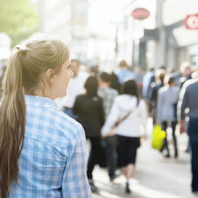 People walking on the street